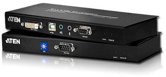 ATEN, ATEN CE602-AT-G DVI, USB, Klinke, RS232 Extender (Verlängerung) über Netzwerkkabel RJ45 60 m, 
