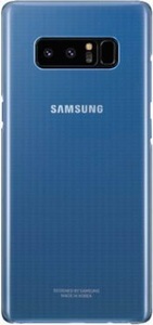 Samsung, Samsung Galaxy Note 8 Clear Cover Hülle Transparent / Blau (EF-QN950CNEGWW), 