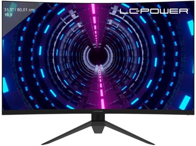 LC-Power, LC Power LC-M32-QHD-165-C-V2 Gaming Monitor EEK F (A - G) 80 cm (31.5 Zoll) 2560 x 1440 Pixel 16:9 2 ms DisplayPort,, LC-Power Monitor LC-M32-QHD-165-C-V2