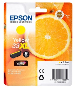 Epson, Epson C13T33644010 - Tintenpatrone, Epson Tintenpatrone, gelb, T336440, (650 Seiten)