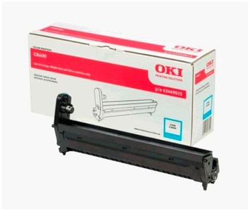 OKI, Original Drum Unit, cyan OKI 43449015, Oki Fotoleitereinheit, blau, 43449015, (20'000 Seiten)