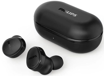 Philips, Philips TAT4556BK - True Wireless-Kopfhörer mit Mikrofon - im Ohr - Bluetooth - aktive Rauschunterdrückung - Schwarz, 