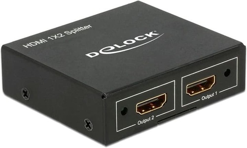 Delock, Splitter HDMI Buchse > 2x HDMI Buchse 4K, Splitter & Switches, Delock 2-Port Signalsplitter HDMI - HDMI 4K/30Hz