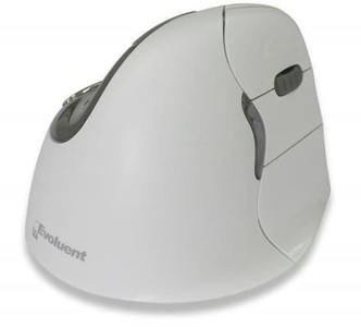 BakkerElkhuizen, BakkerElkhuizen Evoluent 4 Ergonomische Maus Optisch Ergonomisch, Vertikalmaus Evoluent4 Right Hand White Bluetooth, 5-Tasten-Maus, Scrollrad, kabellos