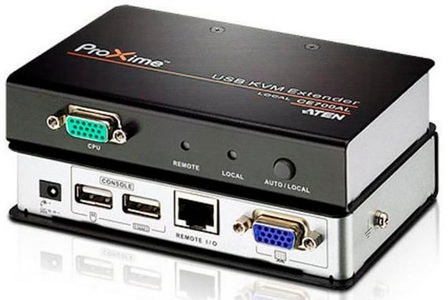 ATEN, ATEN CE700A-AT-G VGA, USB 2.0 Extender (Verlängerung) über Netzwerkkabel RJ45 150 m, ATEN CE700A VGA, USB-A (USB 2.0) Extender (Verlängerung) über Netzwerkkabel RJ45 150 m