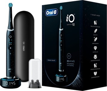 Oral-B, Oral-B iO 10 Zahnbürste schwarz, Oral B iO Series 10 Schwarz Elektrische Zahnbürste