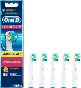 Braun, Braun Oral-B Aufsteckbürsten Tiefenreinigung 5er CleanMaximizer, Oral-B Tiefenreinigung CleanMaximiser 5er Ersatzzahnbürsten ? Ersatzbürste/Zahnpflege Zubehör