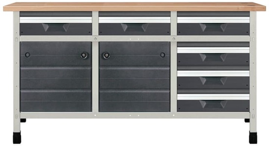 Wolfcraft, Wolfcraft Werkbank No. 5 1610 x 650 860 mm 8079, 