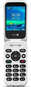 Doro, DORO 6820 - Klapphandy (Schwarz/Weiss), Doro Seniorenhandy »6820 Schwarz«, schwarz/weiss, 7,08 cm/2,8 Zoll, 2 MP Kamera