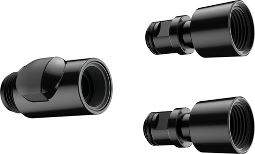 Grohe, Grohe Schnellkupplung schwarz Kupplung, hansgrohe Schnellkupplung-Set für Duschbrausen, Schwarz