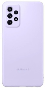 Samsung, Samsung - Galaxy A72 / A72 5G Silikon Cover Hülle (EF-PA725TVEGWW) - Lila, 