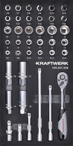 Kraftwerk, KRAFTWERK Umschaltknarrensatz Einlage Werkzeugkoffer, 