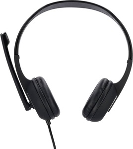 HAMA, HAMA HS-USB250 - Kopfhörer (Kabelgebunden, Stereo, On-ear, Schwarz), 