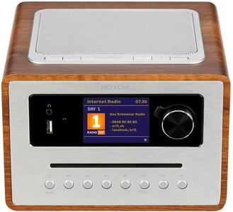 Noxon, Noxon IRadio 500 CD ? Walnuss Internet / Dab+ Radio, Noxon DAB+ Radio IRadio 500 CD ? Walnuss