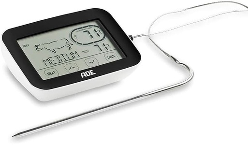 ADE, ADE BBQ 1408 Küchen-Thermometer Alarm Hackfleisch, Huhn, Braten, °C /°F-Anzeige, Geflügel, Kalb, Lamm, Pute, Rind,, ADE Bratenthermometer »Bratenthermometer BBQ 1408«