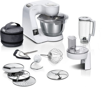 Bosch, BOSCH Multifunktions-Küchenmaschine »MUM5X220 weiss«, 1000 W, Bosch Küchenmaschine MUM5X220 Weiss
