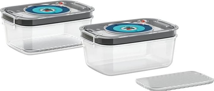 Bosch, Vakuum-Frischhaltedose, Bosch, »MSZV0FC2«, Bosch MSZV0FC2 2 Vakuum Frischhaltebox