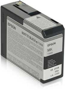 Epson, Epson Tinte C13T580800 Matte Black, Epson Tintenpatrone, matt-schwarz, C13T580800, (80 ml)