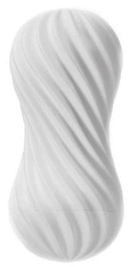 Tenga, Tenga Flex Silky White, Tenga Flex Manueller Masturbator, Weiss - Amorana