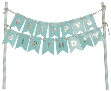 Micasa, Torten Topper BIRTHDAY, Micasa, I AM CREATIVE Torten Topper,Birthday 19.5cm 6010.941 mint