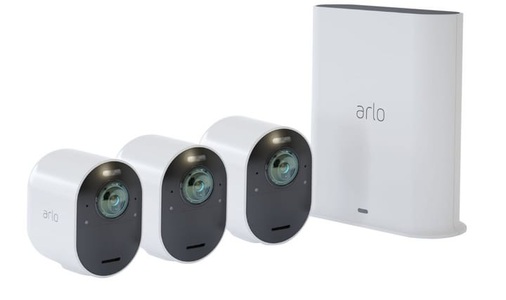 Arlo, Arlo Ultra 4K UHD Vms5340-100Eus mit 3 Kameras Überwachungskamera, Arlo Ultra / 3 Cams Ueberwachungskamera ? Überwachungskamera ? Weiss