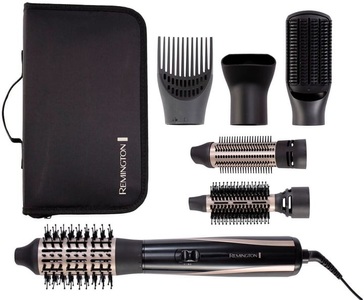 Remington, REMINGTON AS7700 Blow Dry and Style - Warmluftbürste (Schwarz/Gold), Remington Warmluftbürste Blow Dry and Style AS7700