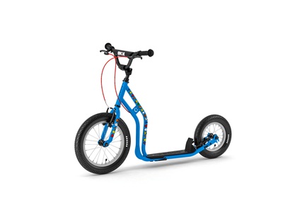 undefined, Wzoom Emoji Trottinett blau, Yedoo - mit Lufträder Wzoom Emoji, One Size, Multicolor