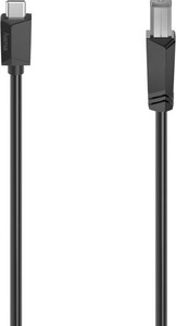 HAMA, Hama USB Kabel; USB-C-Stecker - USB-B-Stecker; 1.5m Kabel, 