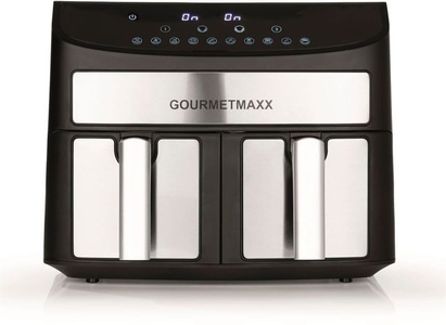 GourmetMaxx, GOURMETmaxx Heissluft-Fritteuse Digital 7l Schwarz/Silber, 