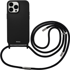 ARTWIZZ, Artwizz - iPhone 14 Pro Max Necklace Handykette Silikon Hülle HangOn (7047-3700) - Schwarz, 