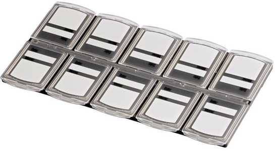 HAMA, Hama Speicherkarten-Box - Kunststoff (Schwarz, transparent), Hama Speicherkarten-Box - Kunststoff (Schwarz, transparent)