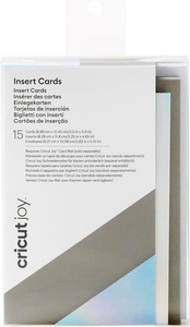 Cricut, Cricut Blankokarte Joy Dunkelgrau/Hellgrau; 15 Stück Kopierpapier, Cricut Blankokarte Joy Dunkelgrau/Hellgrau, 15 Stück