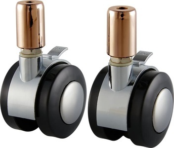 Micasa, Rollen mit Stopper für Möbel FLEXCUBE, Möbel Rollen FLEXCUBE
