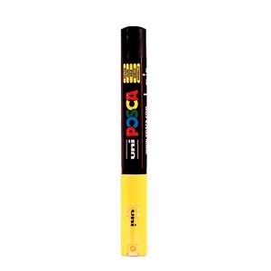 Pebeo, Pebeo Posca 0.7mm, uni-ball Posca Marker, 0.7mm, gelb, PC1M gelb