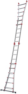Hailo, Hailo Mulitfunktions-Teleskopleiter, Hailo Teleskopleiter 4 x 6 Sprossen