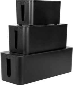 FTM, FTM Kabelbox 3er Set Schwarz, FTM Kabelbox 3er Set Schwarz
