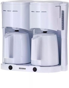 Severin, Severin KA 9314 Kaffeemaschine Weiß Fassungsvermögen Tassen=16 Isolierkanne, SEVERIN, Filterkaffeemaschine, Severin KA9314 Filterkaffeemaschine, Produkte & Wohnen