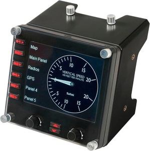 Logitech, Logitech G Saitek Pro Flight Instrument Panel, LOGITECH G Pro Flight Instrument Panel - Instrumenten (Schwarz)