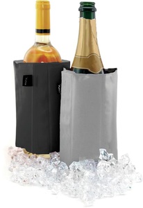Pulltex, Champagner & WINE COOLER Black & Grey Weinzubehör Pulltex, Pulltex Weinkühler Graphit/Schwarz
