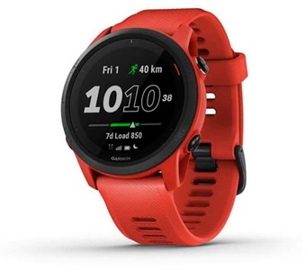 Garmin, Forerunner 745 Sportuhr, Garmin GPS-Sportuhr Forerunner 745 Magma Red Smartwatch