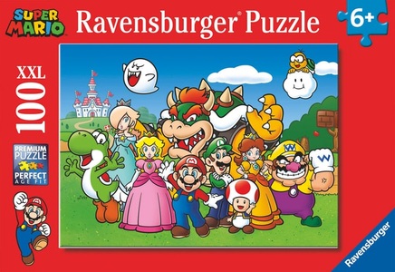Ravensburger Verlag, Ravensburger Kinderpuzzle 12992 - Super Mario FunXXL - Puzzle für Kinder ab 6 Jahren, Ravensburger Kinderpuzzle - 12992 Super Mario Fun - Puzzle für Kinder ab 6 Jahren mit 100 Teilen im XXL-Format