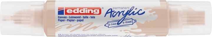 edding, EDDING Acrylmarker 5400 double liner 5400-255 warmbeige
