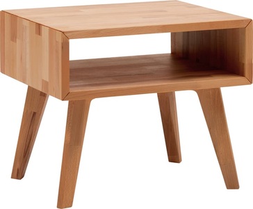 Hasena, Hasena - Nachttisch SIMONA - Holz - buche - 50/41/42 cm, Hasena - Nachttisch SIMONA - Kernbuche natur - Holz - 50/41/42 cm