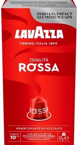 Lavazza, Lavazza Qualità Rossa Kapseln Nespresso Kaffee, Lavazza Qualità Rossa Kaffee 10 Aluminium Kapseln (Nespresso®)
