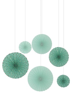 Micasa, Deko Fächer DOTS, Micasa, I AM CREATIVE Deko Fächer mint 6010.968 gepunktet, 6 Seiten