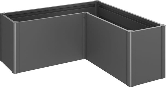 Biohort, Biohort - Hochbeet BELVEDERE MIDI - Metall - dunkelgrau - 152/152/61 cm, Biohort Pflanzbeet Belvedere Midi L150 Dunkelgrau
