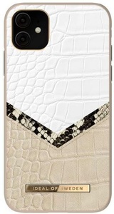 Apple, iDeal of Sweden - iPhone 11 / iPhone Xr Hardcase Hülle Atelier Case (IDACSS20-I1961-215) - Dusty Cream Python (Beige), 