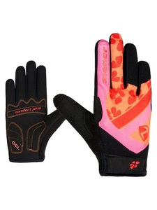 Ziener, Ziener Kinder Colja Long Bike Handschuhe (Größe L, Pink), Ziener COLJA Handschuhe schwarz