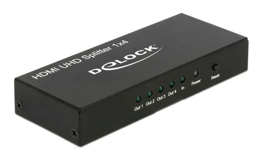Delock, DeLock 4-Port Signalsplitter HDMI - HDMI, Delock 4-Port Signalsplitter HDMI - HDMI 4K/60Hz