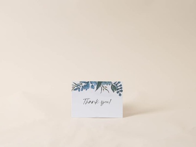 undefined, Thank you! Postkarte, 
